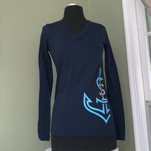 Darker blue saint Lawrence spirts shirt